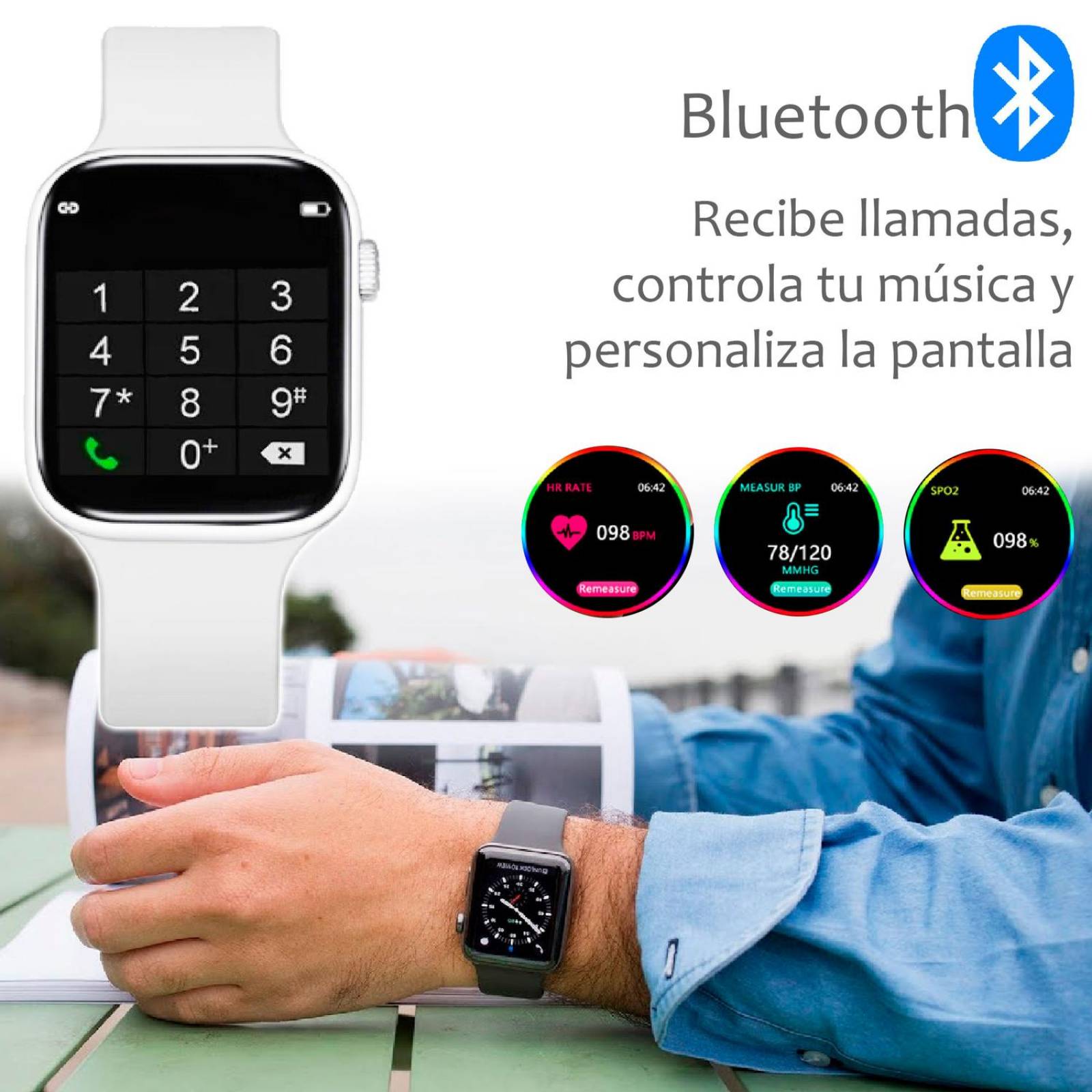 Reloj que marca discount pasos y calorias