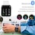 Reloj Smartwatch VAK f9 IP67 Metal Apple Health pasos Calorias Rosa