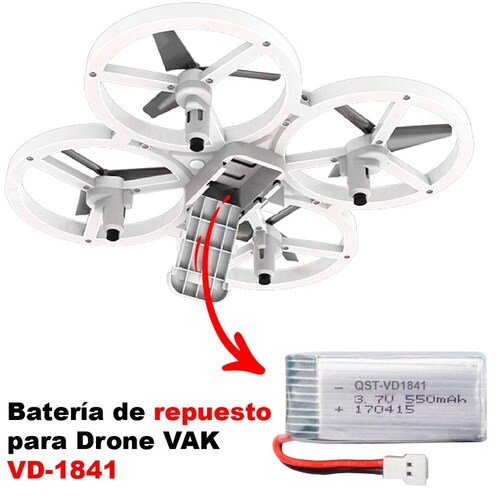 BATERIA VAK B4 PARA DRONE 1841 3.7V 550MAH 