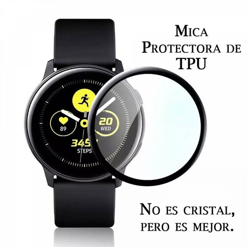 Mica Protectora para Samsung Galaxy Watch Active 2 de 40 y 44mm 