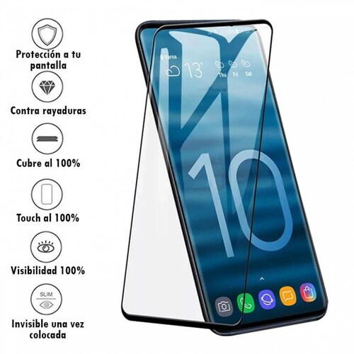 Mica de Cristal Templado Curvo para Samsung S10