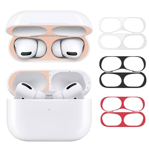 Funda y kit de Accesorios para Airpods Pro 9 piezas Color Rojo
