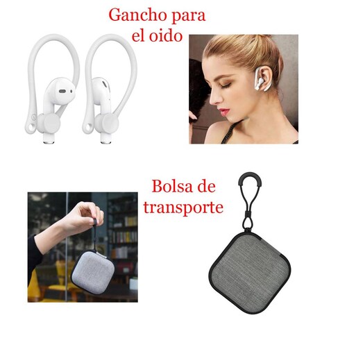 Funda y kit de Accesorios para Airpods Pro 9 piezas Color Rojo