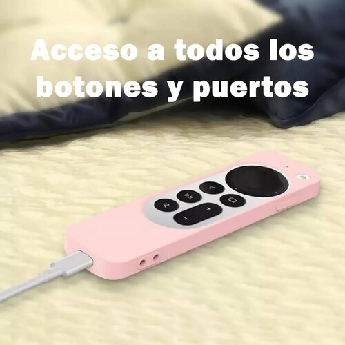 Funda para control Siri Remote 2 Gen 2021 de Apple Tv 4k Blanco