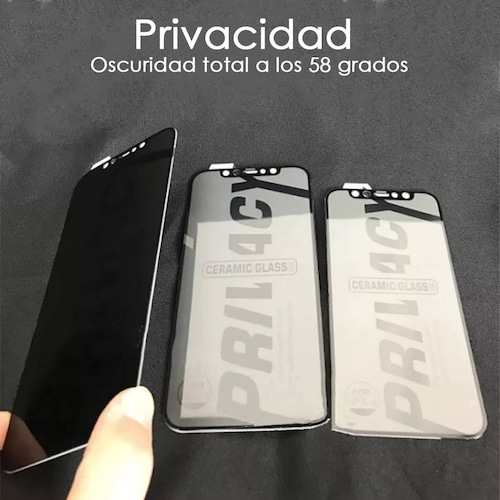 Mica Cerámica Mate de Privacidad Compatible con iPhone 13