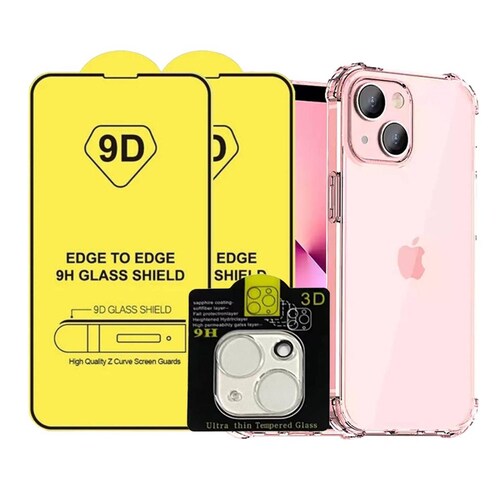 Funda +2 Micas Pantalla +1 Mica Cámara Para iPhone 13