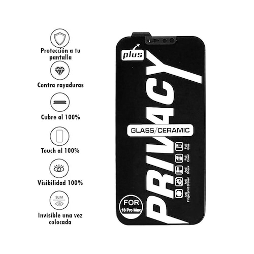 Protector de Pantalla Privacidad Vidrio Templado para iPhone 13 Pro Max