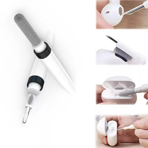 Funda para Airpods Pro 2 Generación y Pluma Limpiadora Blanco