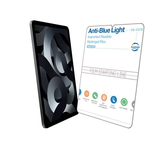Mica de Nano Hidrogel Para iPad Air 5 Acabado Anti Blue Light