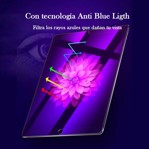 Mica de Nano Hidrogel Para iPad Air 5 Acabado Anti Blue Light
