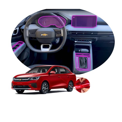 Protector interior para Chevrolet Aveo LT 2024 Kit PPF