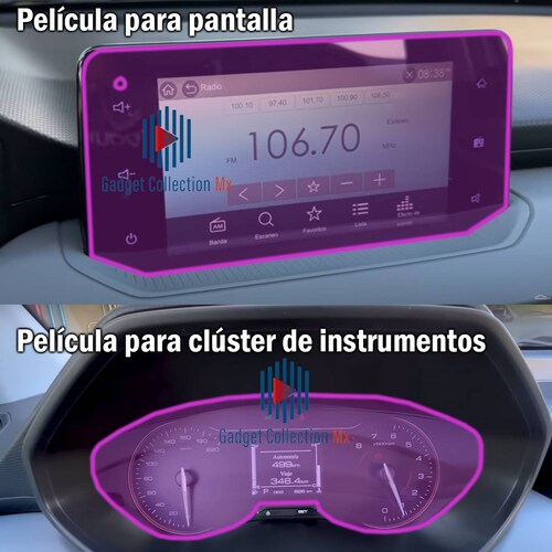 Protector interior para Chevrolet Aveo LT 2024 Kit PPF