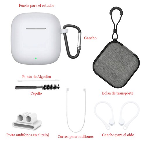 Funda y kit de accesorios 8 en 1 para Huawei Freebuds SE 2