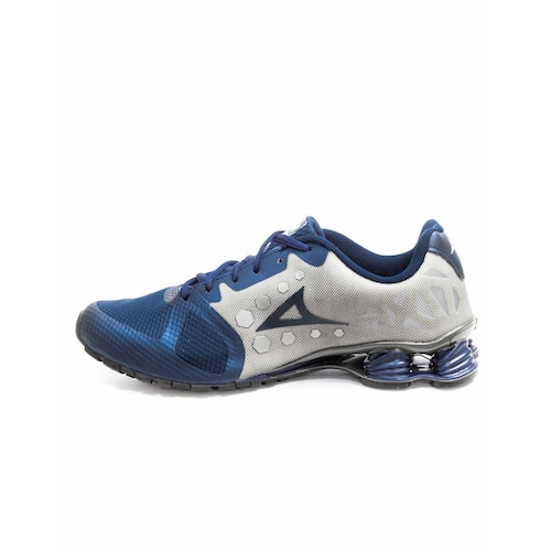 Tenis Pirma Running Modelo 511 Nitro Gris/Azul - Golero Sport