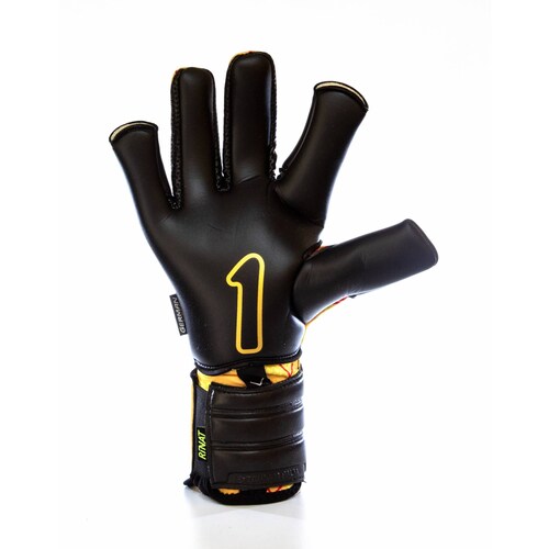 Guantes de Portero Rinat Fenix Quantum Pro Negro/Oro - Golero Sport