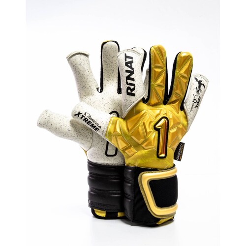 Guantes de Portero Rinat Fenix Quantum Pro Nacar/Oro - Golero Sport