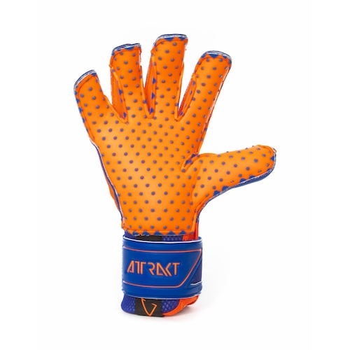 Guantes de Portero Reusch Attrakt Pro G3 Speedbump  Deep Blue/ Shocking Orange - Golero Sport