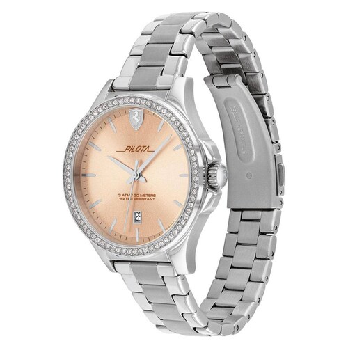 Reloj Ferrari Dama Pilota Plateado 0820028 - S007 