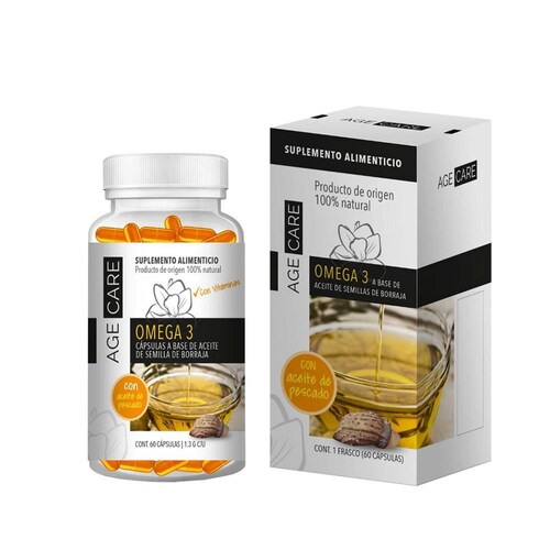 Omega3 Age Care Aceite Semilla de Borraja Natural - S021 