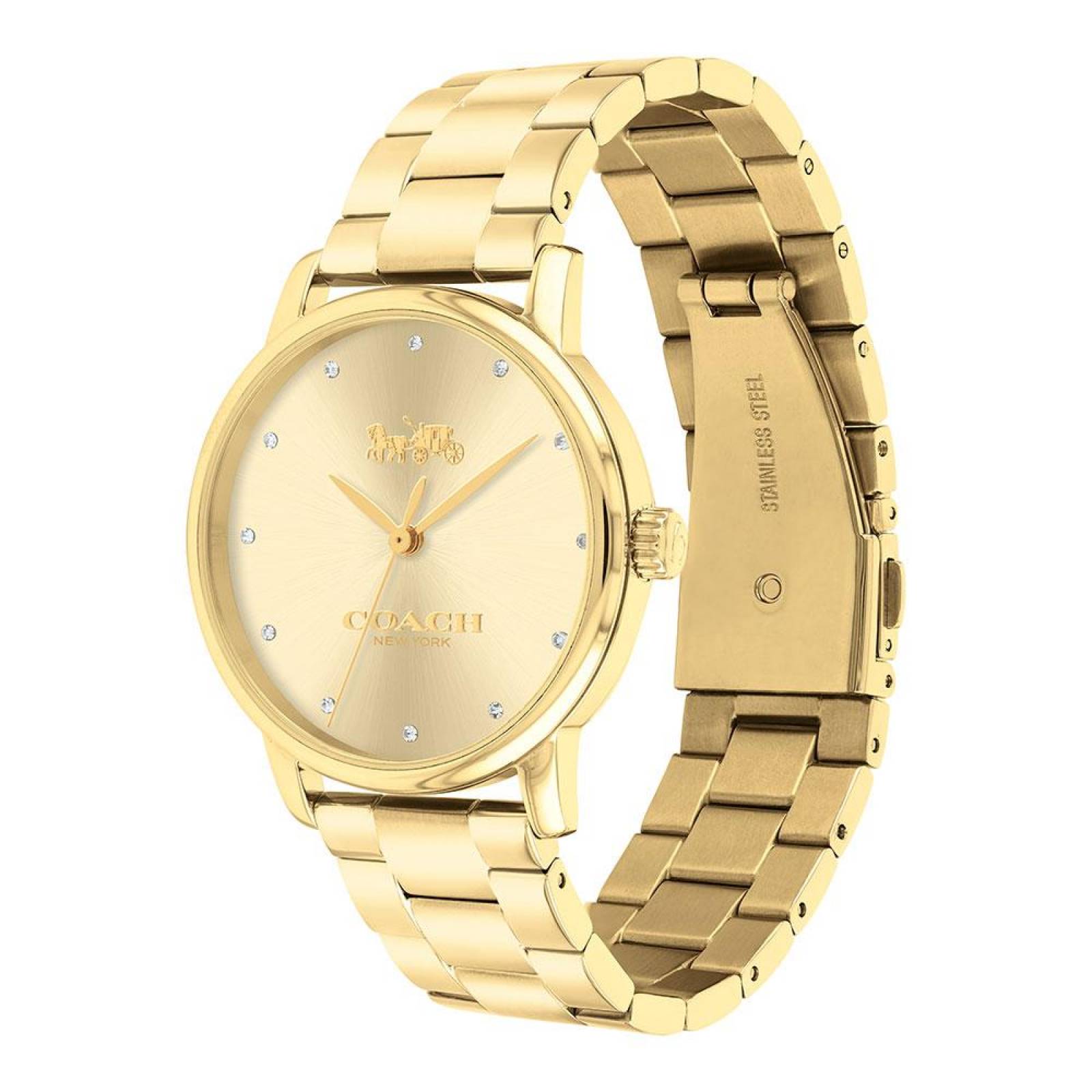 Reloj Coach Dama Color Dorado 14502927 S007