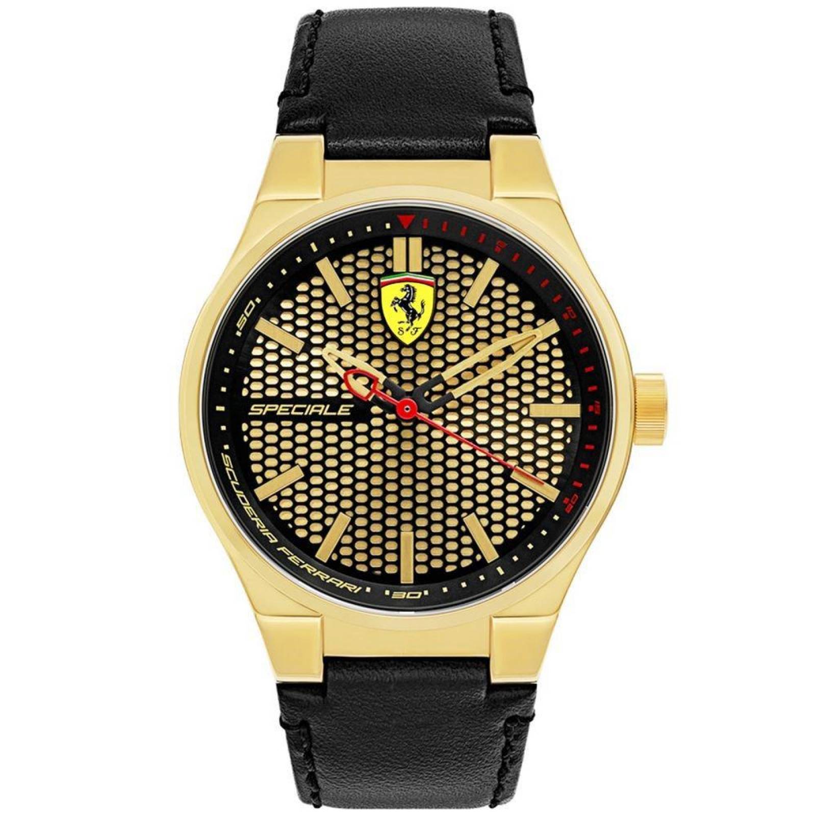 Reloj ferrari discount negro y amarillo