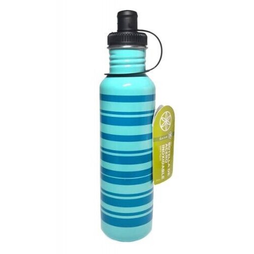 Botella De Acero Inoxidable Agua Azul Sky - Gaiam Azul cielo