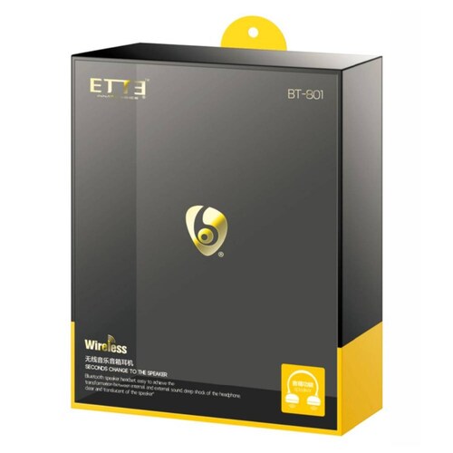 Audífono Bocina Headphone Inalámbrico Ette Bt-801 - S015 