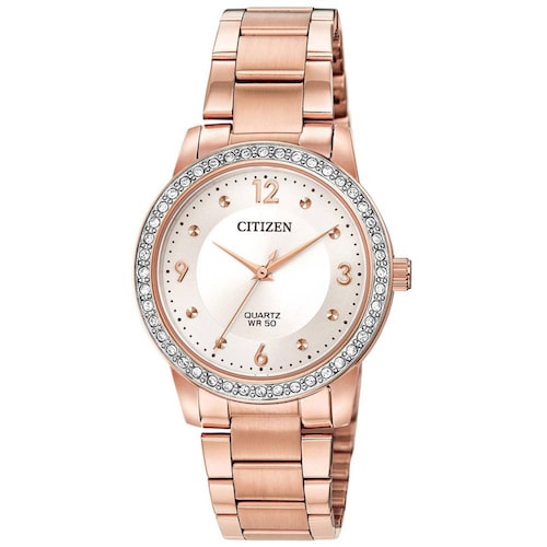 Reloj Citizen Quartz Ladie's Qzo EL3093-83A Para Mujer 