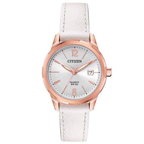 Reloj Citizen Quartz Dama Blanco LadiesQzo EU6073-02A - S022 