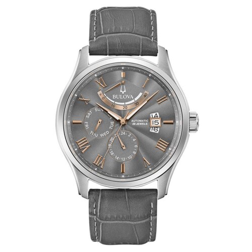 Reloj Bulova Wilton Caballero Gris 96C143 - S004 