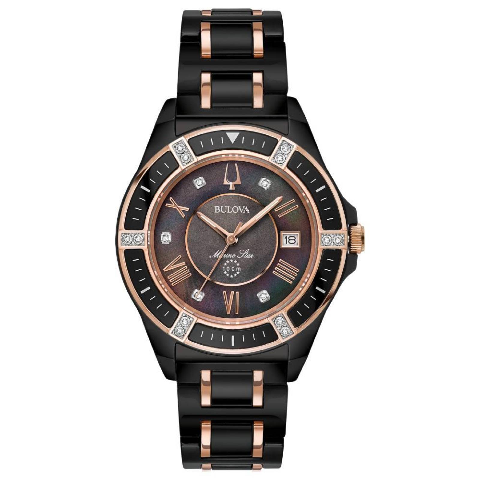 Reloj bulova diamantes online dama