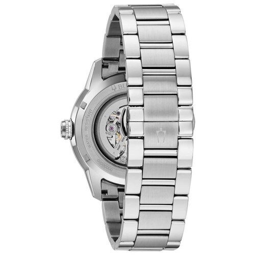 Reloj Bulova Mechanicals Caballero Plateado 96A208 - S004 