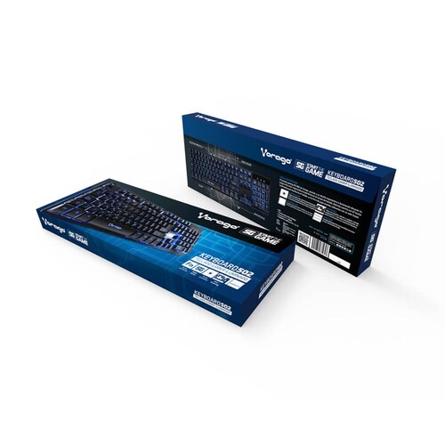 Teclado Vorago Start The Game Kb-502 Alambrico Metalico
