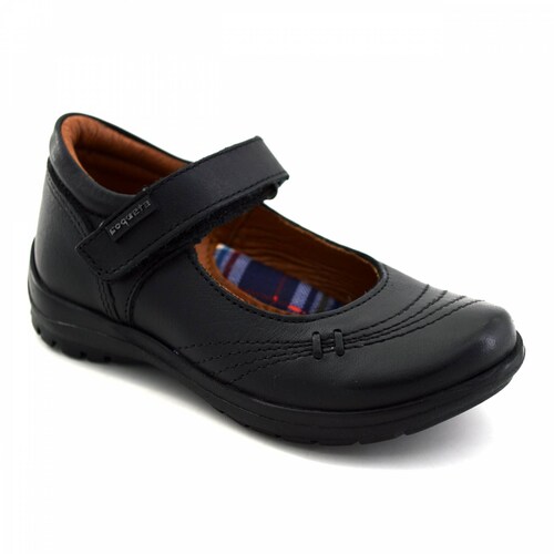 Zapato Escolar Coqueta para Niña 54400-A Negro [CTA680] 