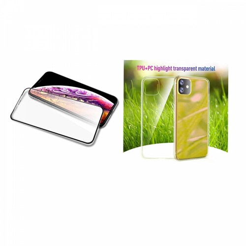 Combo Pack Mica Cristal Y Case Protector iPhone 11 Pro Max