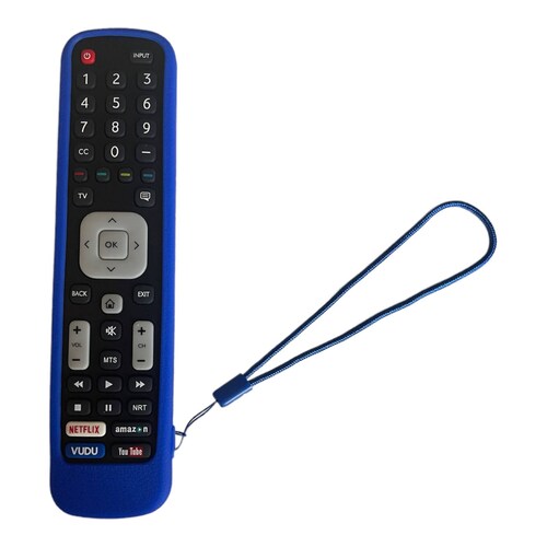 Funda de Silicon Para Control Hisense En2x27hs En2b27 Azul