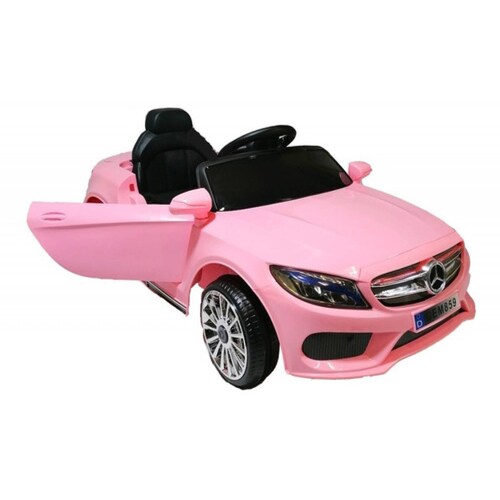 Carro Eléctrico Mercedes Benz Rosa Para Niños 3-6 Años