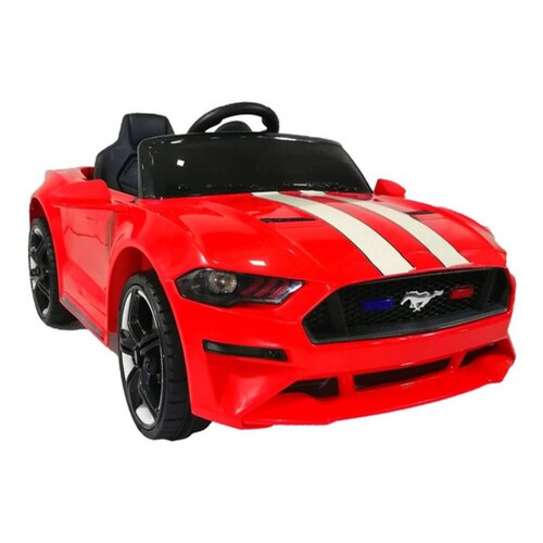 Carro Eléctrico Mustang Gt Rojo Para Niños 3-6 Años