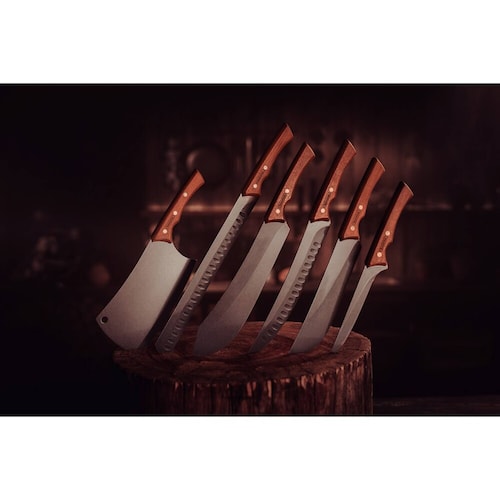Cuchillo Slicer Tramontina Churrasco Black Acero Inox 12 Pulgadas