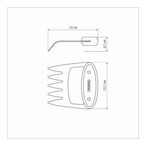 Garra para asado Tramontina Churrasco Black Acero Inox