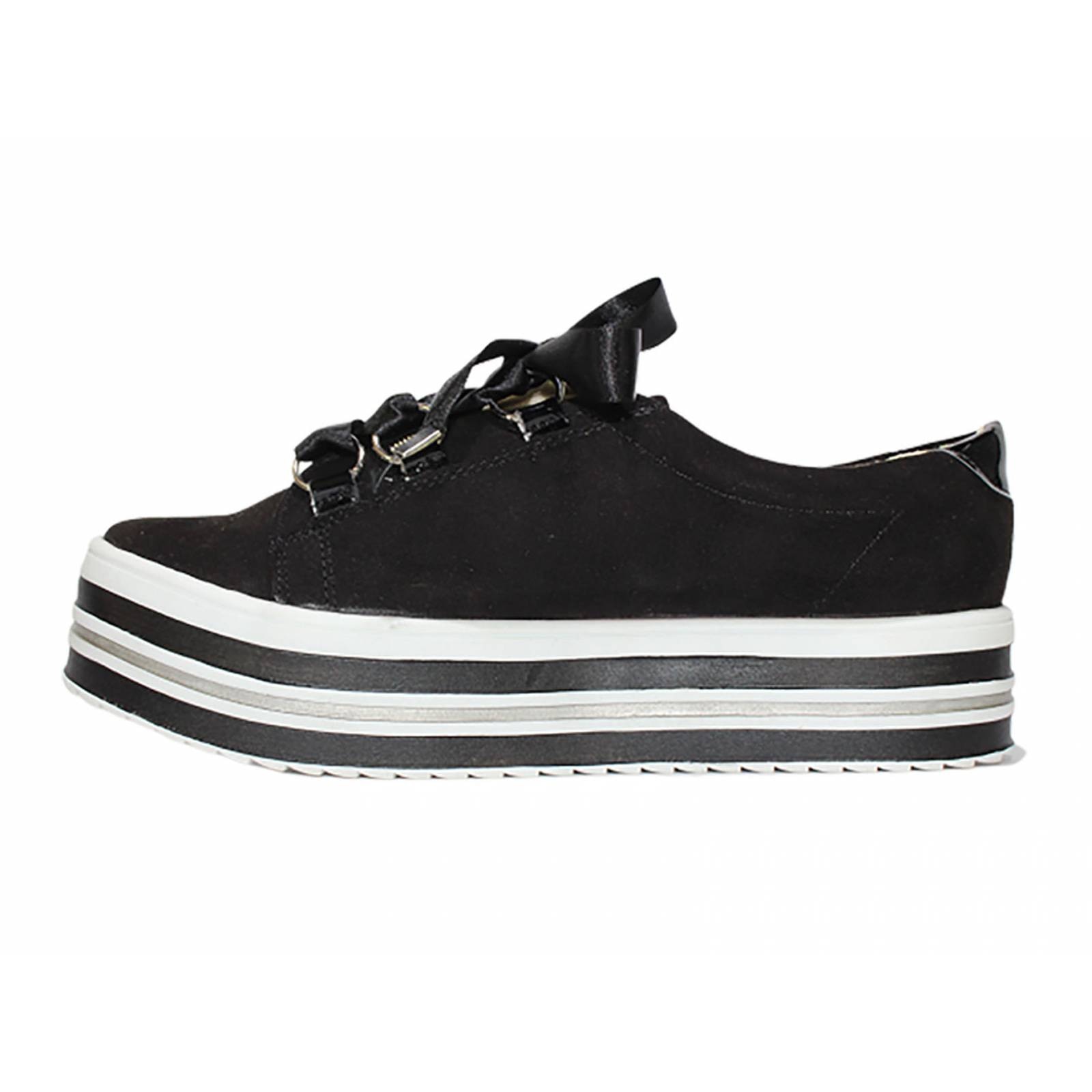 Tenis plataforma best sale via marte preto