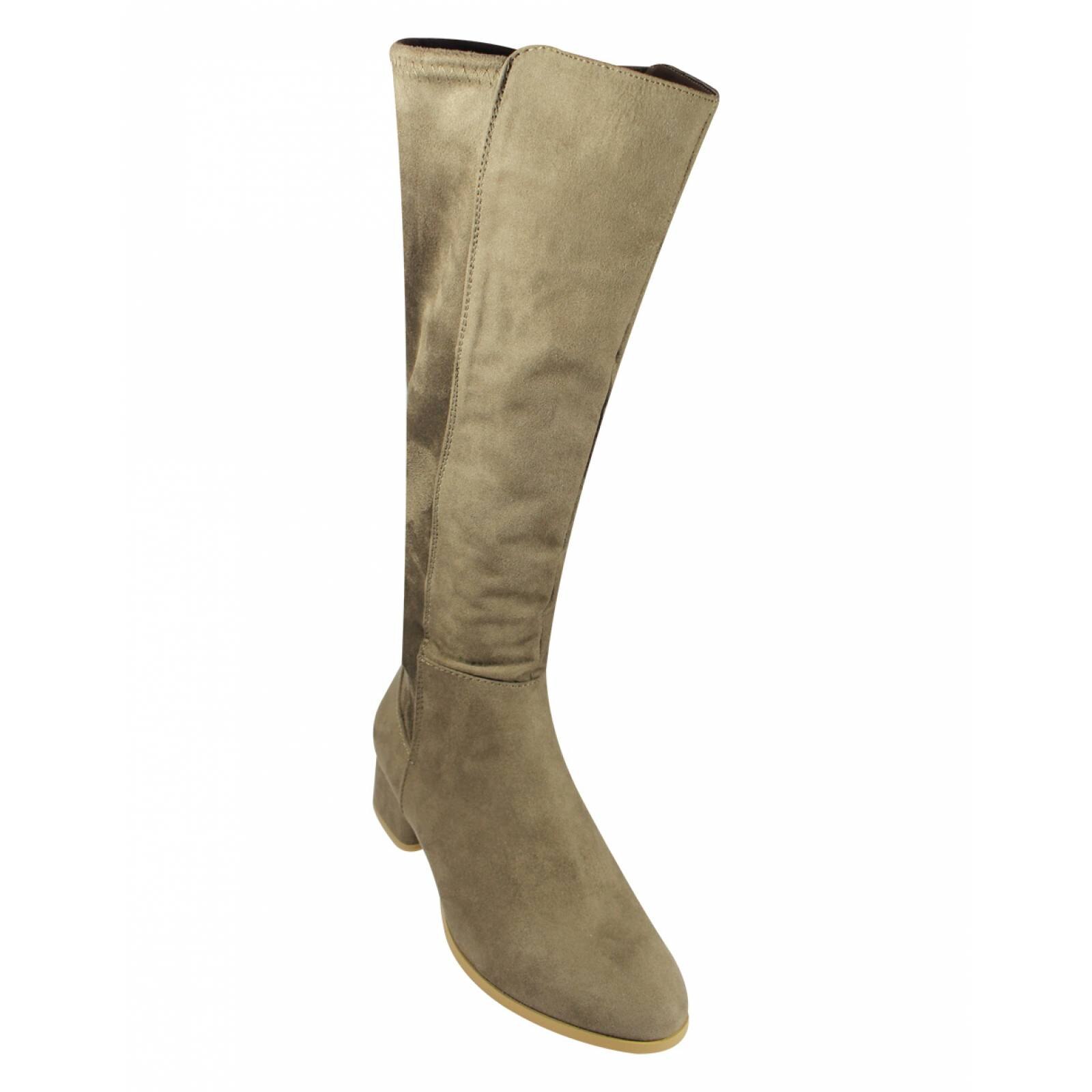 Botas altas de discount gamuza