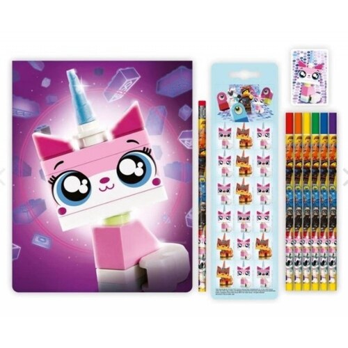 Paquete De Útiles De Unikitty En Lego® Movie 2 Novelmex
