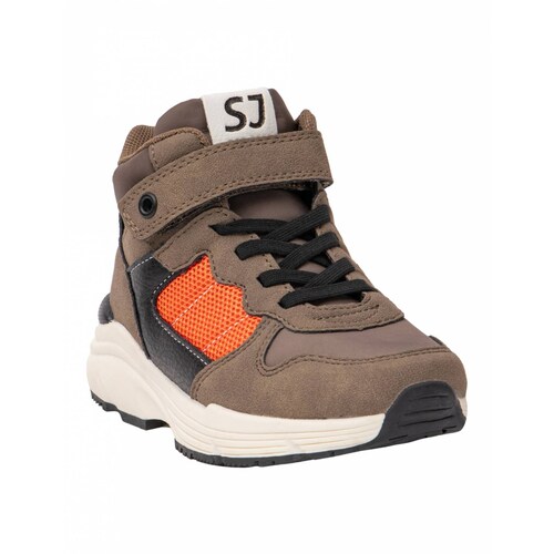 Bota Georgie Boy para Niño Color Marrón Importada Casual Diseñado en Italia