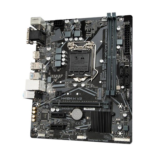Motherboard GIGABYTE H410M H V2, DDR4, 64 GB, Intel, LGA 1200