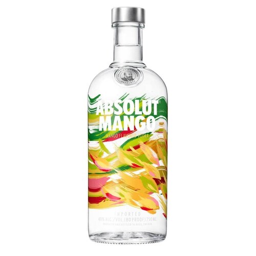 Caja de 12 Vodka Absolut Mango 750 ml 