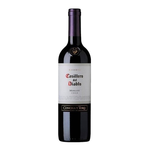 Vino Tinto Casillero Del Diablo Merlot 750 ml 