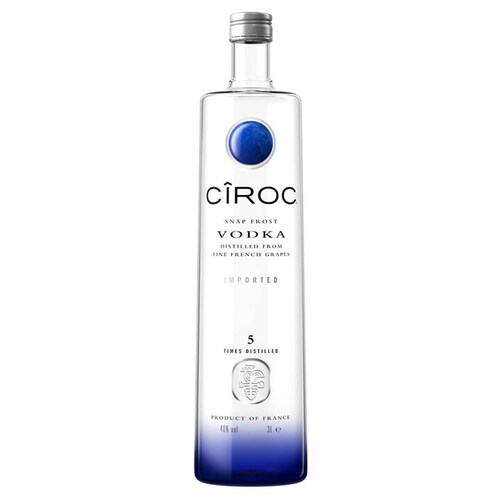 Caja de 1 Vodka Ciroc 3 L 
