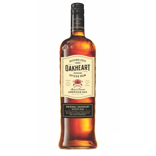 Caja de 12 Ron Bacardi Oakheart 750 ml 