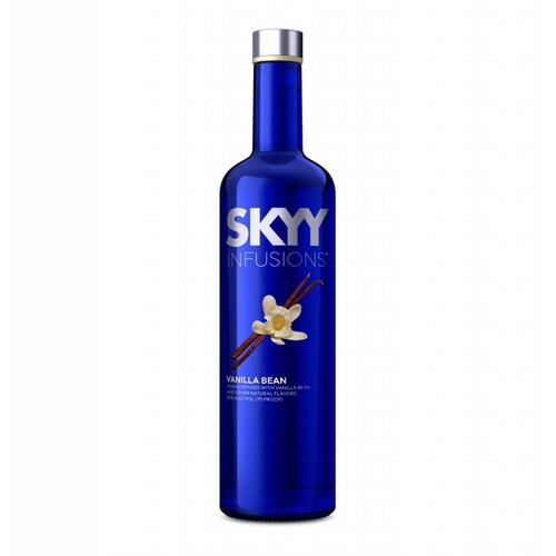Caja de 12 Vodka Skyy Infusions Vanilla Bean 750 ml 
